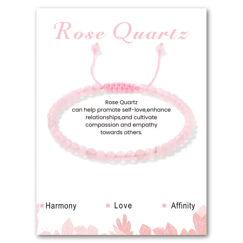 Rose Quartz Anklet