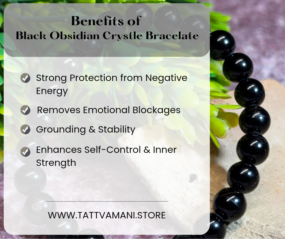 Black Obsidian Bracelet