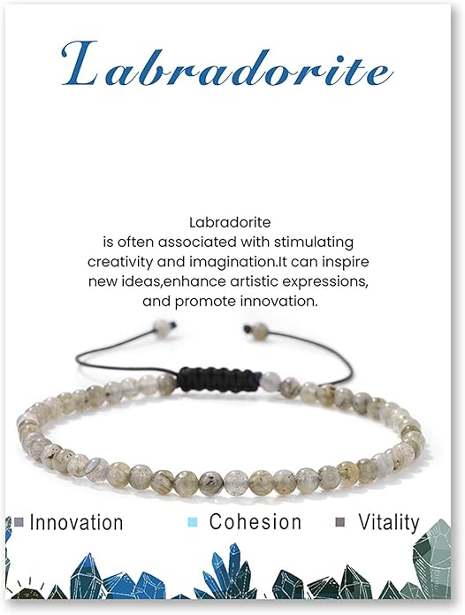 Labradorite Adjustable Anklet