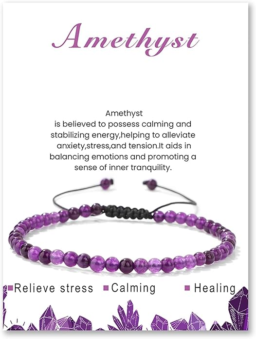 Amethyst Anklet
