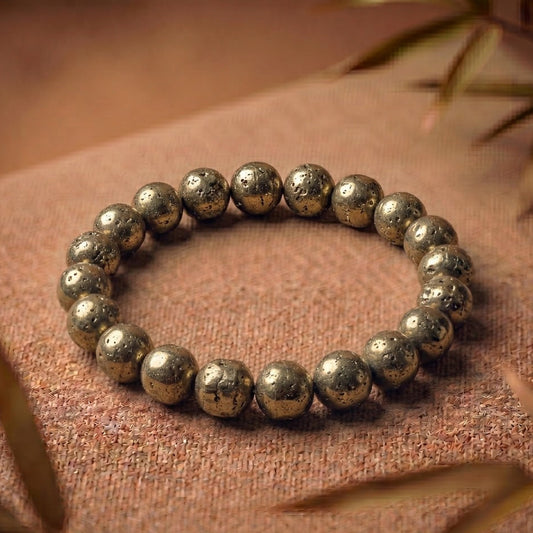 Natural Pyrite Bracelet
