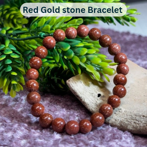 Red Gold Stone Bracelet