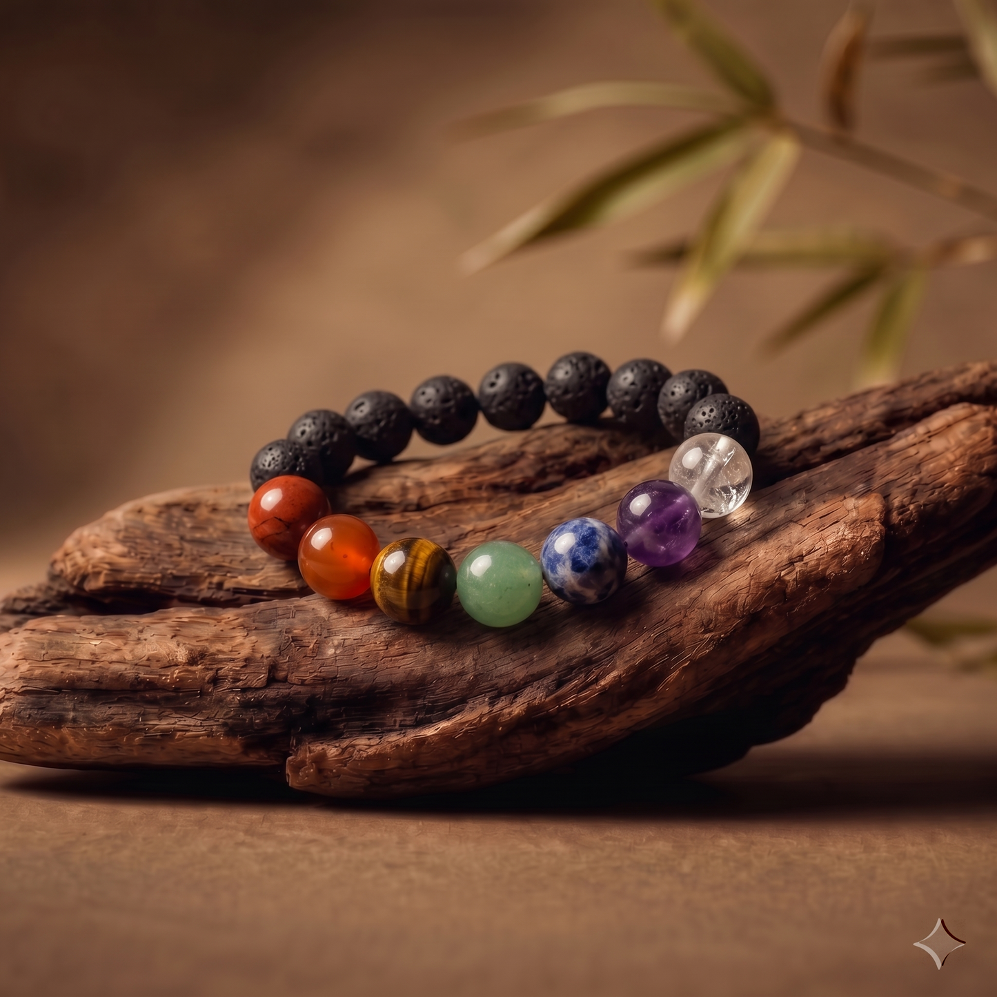 Lava 7 Chakra Bracelet