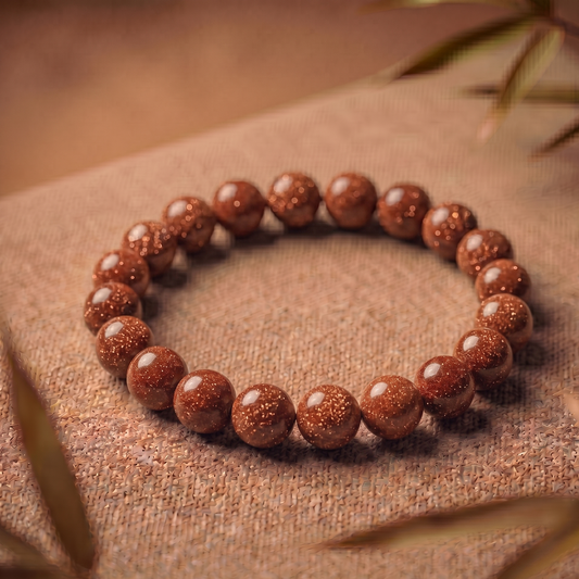 Red Gold Stone Bracelet