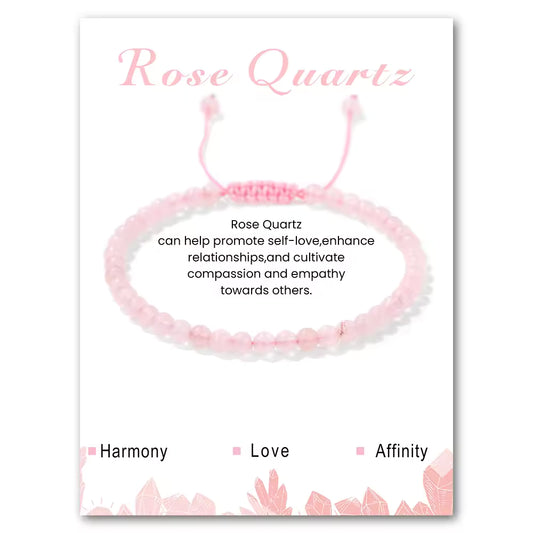 Rose Quartz Anklet