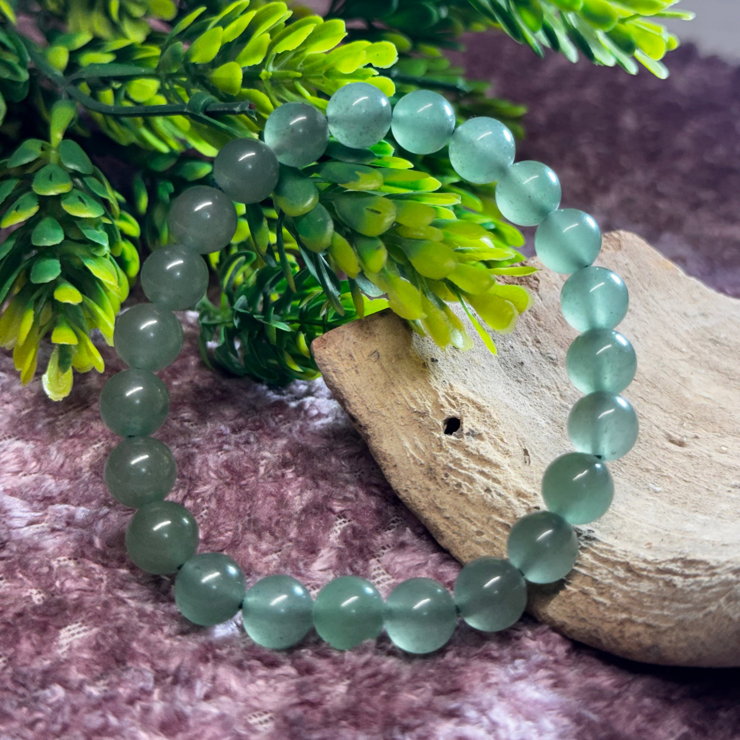 TattvaMani Green Jade Natural Stone Bracelet