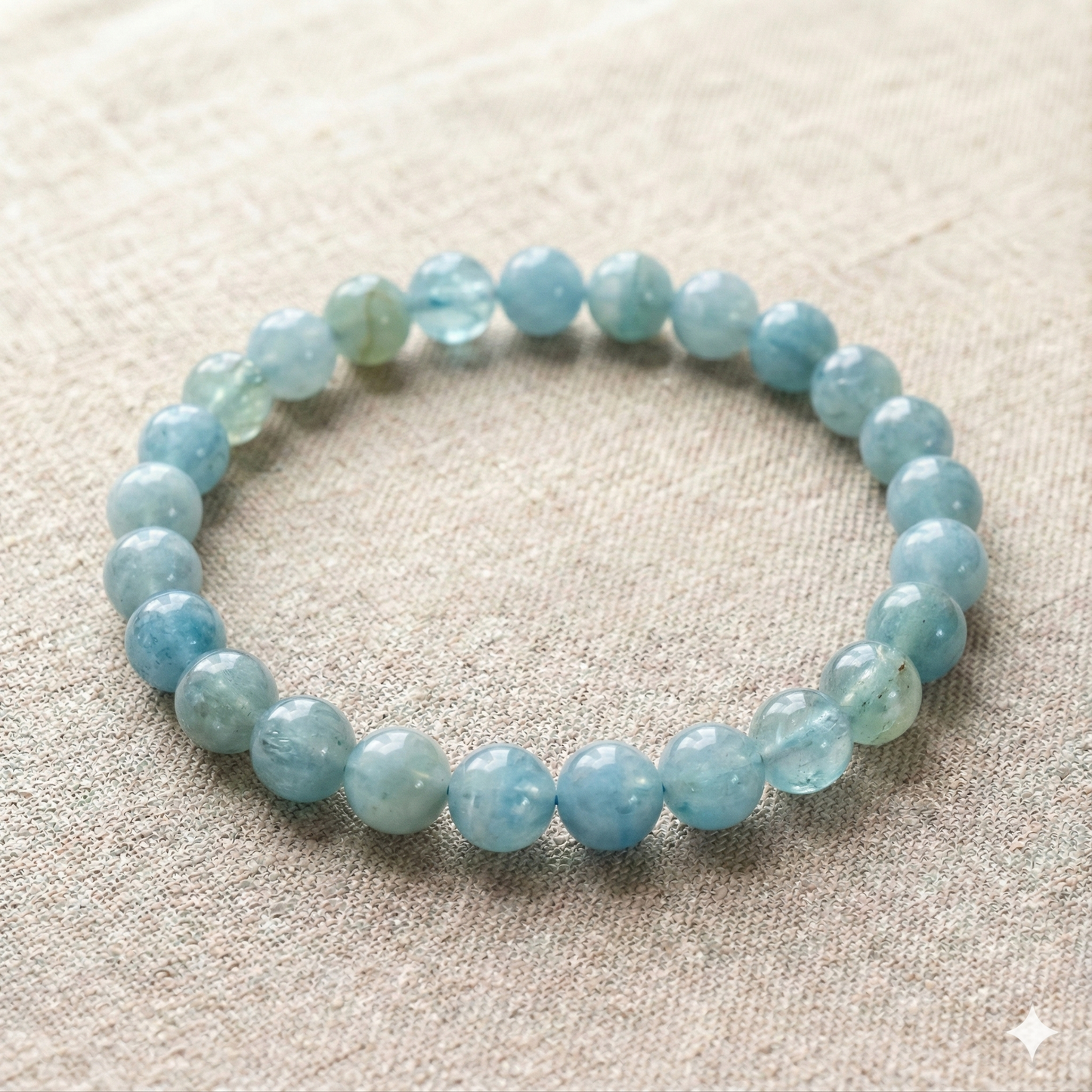 TattvaMani Aquamarine Natural Stone Bracelet