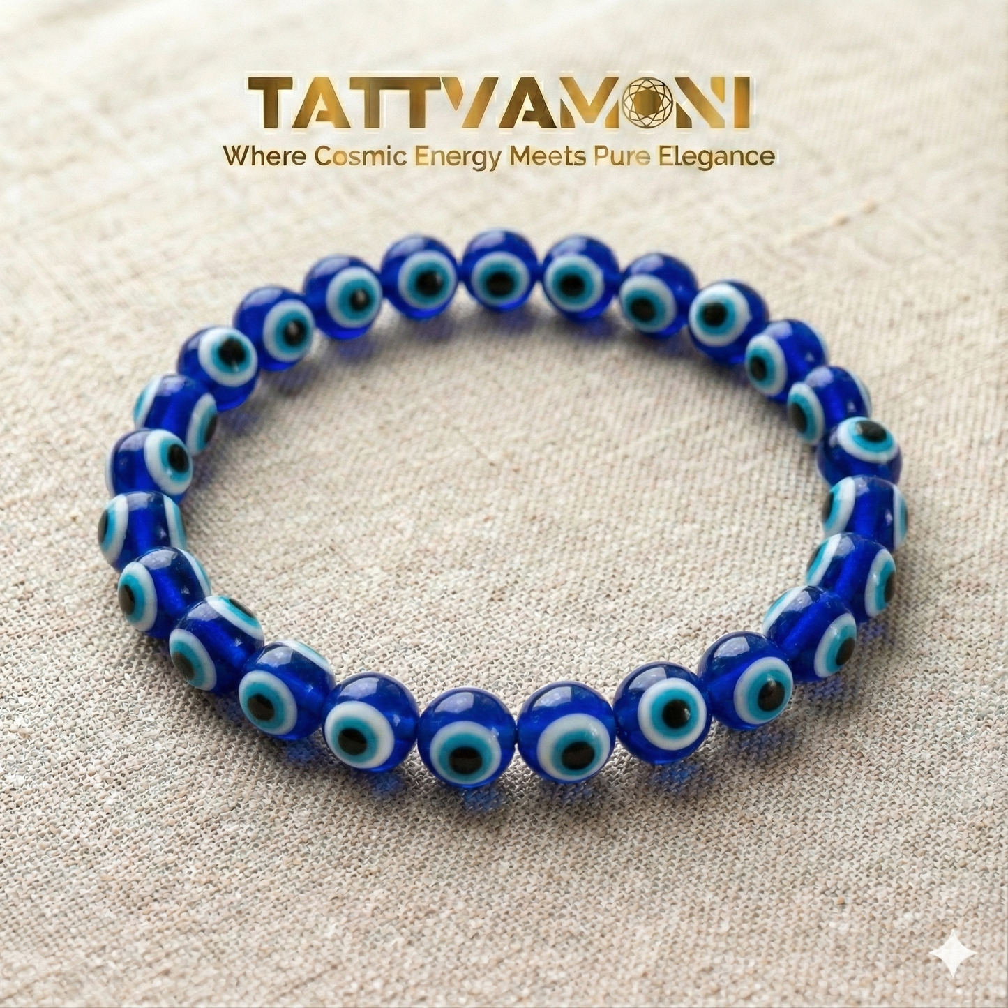 TattvaMani Evil Eye Natural Stone Bracelet