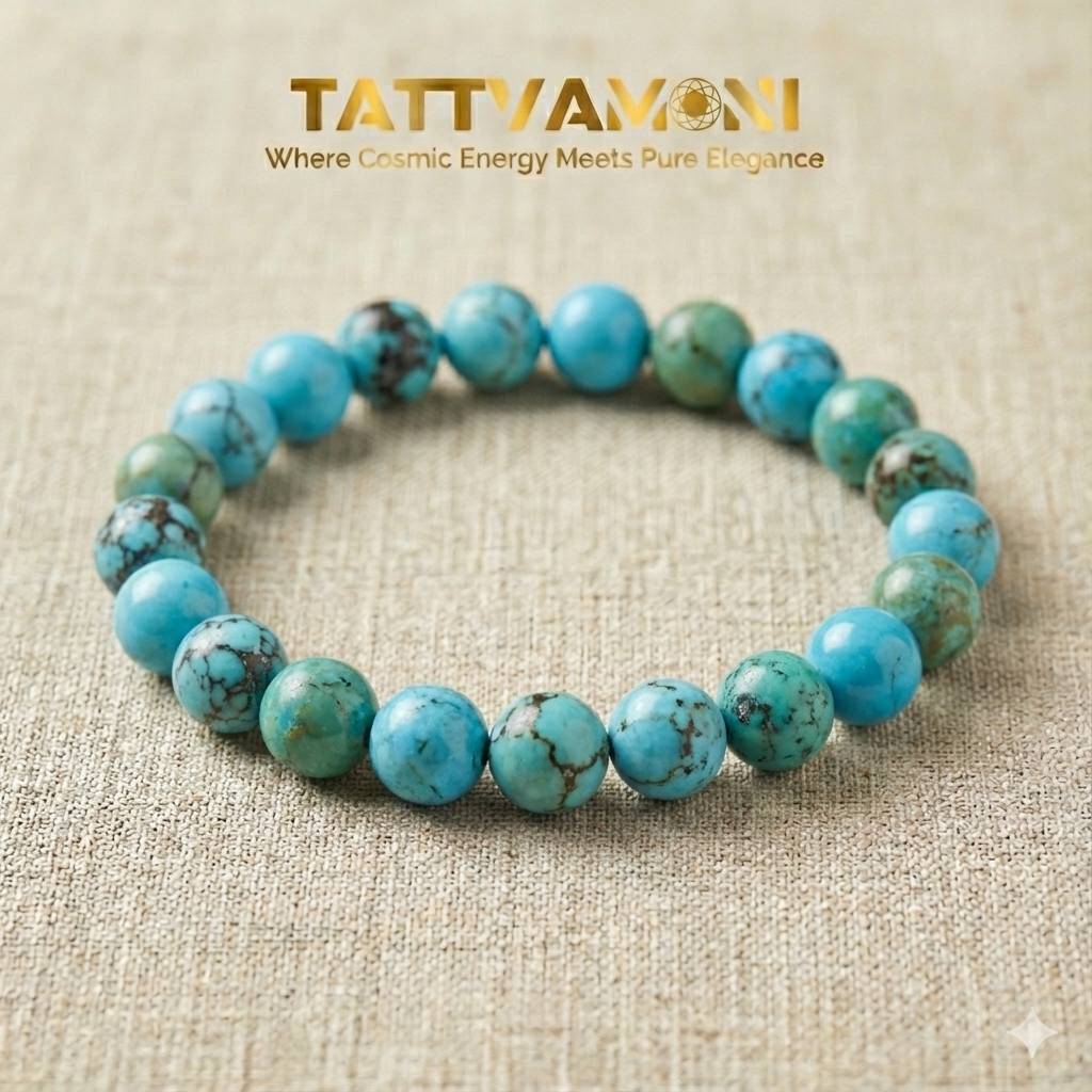 TattvaMani Firoza N Natural Stone Bracelet