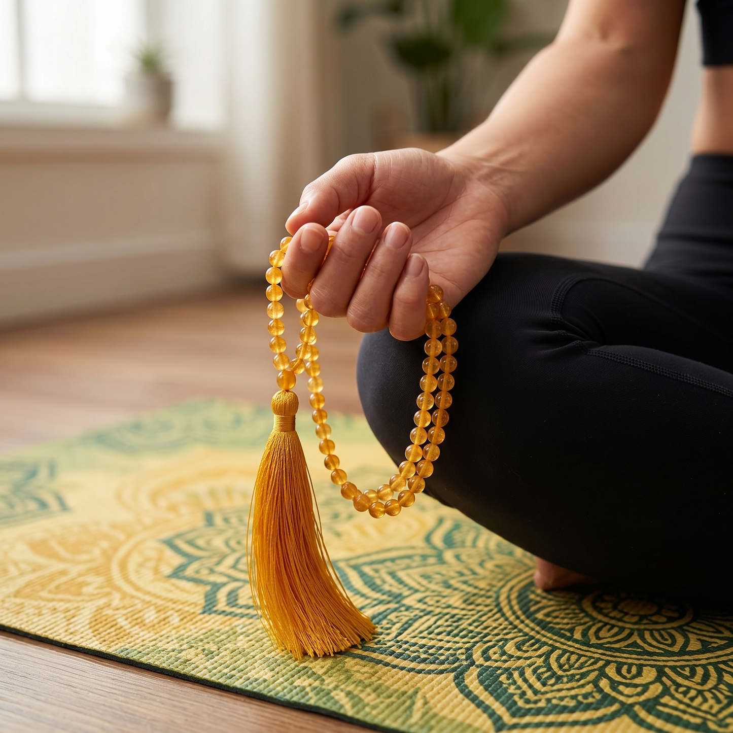 Citrine Japa Mala (108 Beads) – Wealth & Abundance Energy