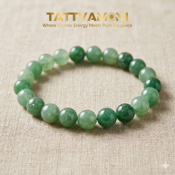 TattvaMani Green Aventurine Natural Stone Bracelet