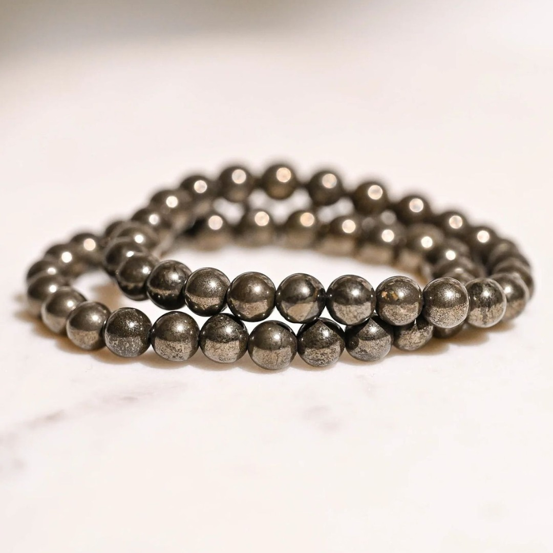 TattvaMani Pyrite Natural Stone Bracelet