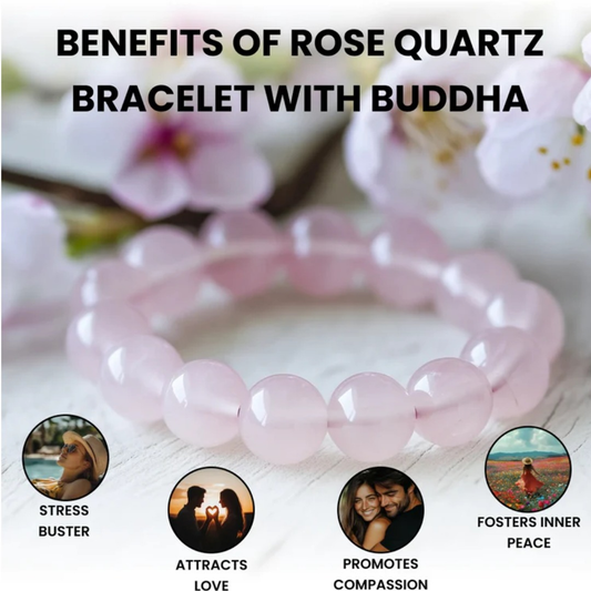 Rose Quartz Gemstone Bracelet