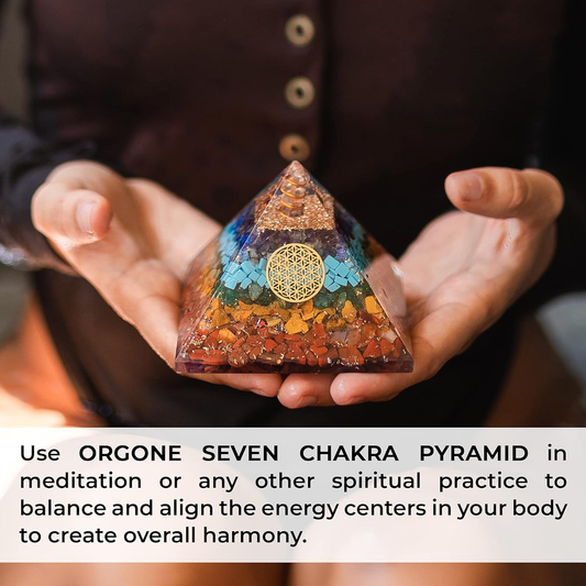 Seven Chakra Orgone Pyramid