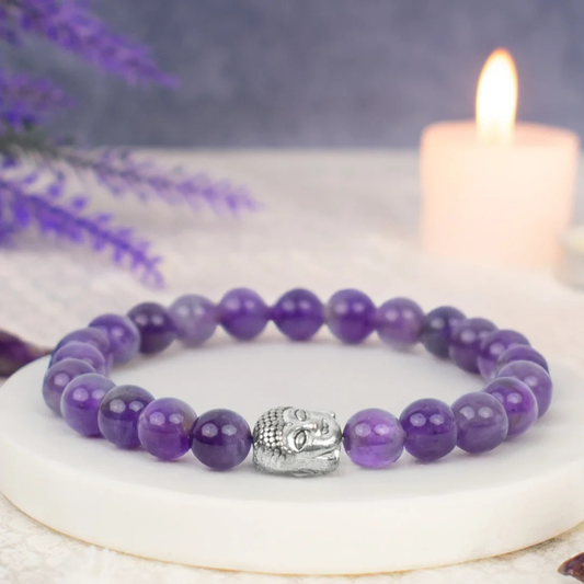 Amethyst Gemstone Bracele