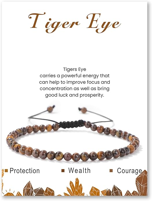 Tiger Eye Adjustable Anklet