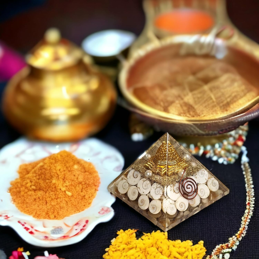 Orgone Laxmi Yantra Pyramid