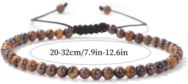 Tiger Eye Adjustable Anklet