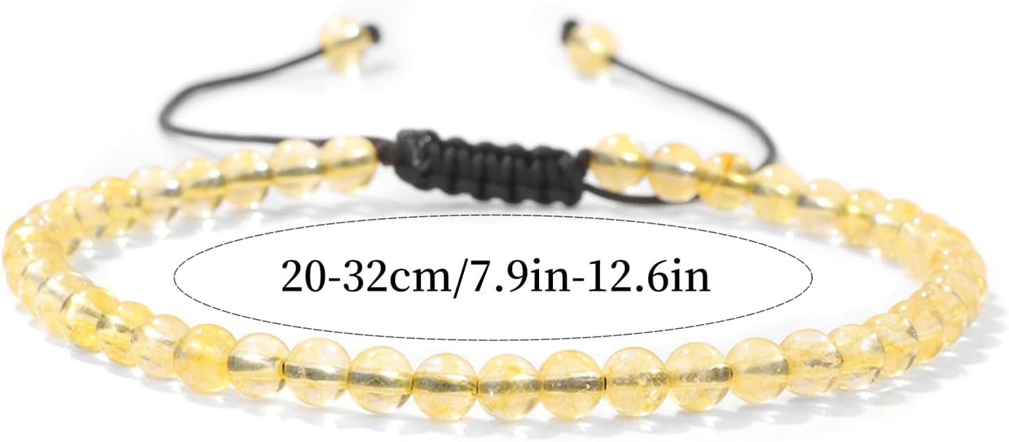 Citrine Adjustable Anklet