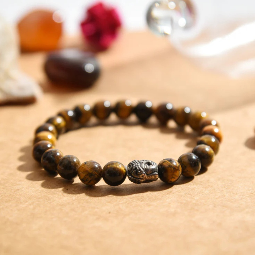 TattvaMani Tiger Eye Natural Stone Bracelet