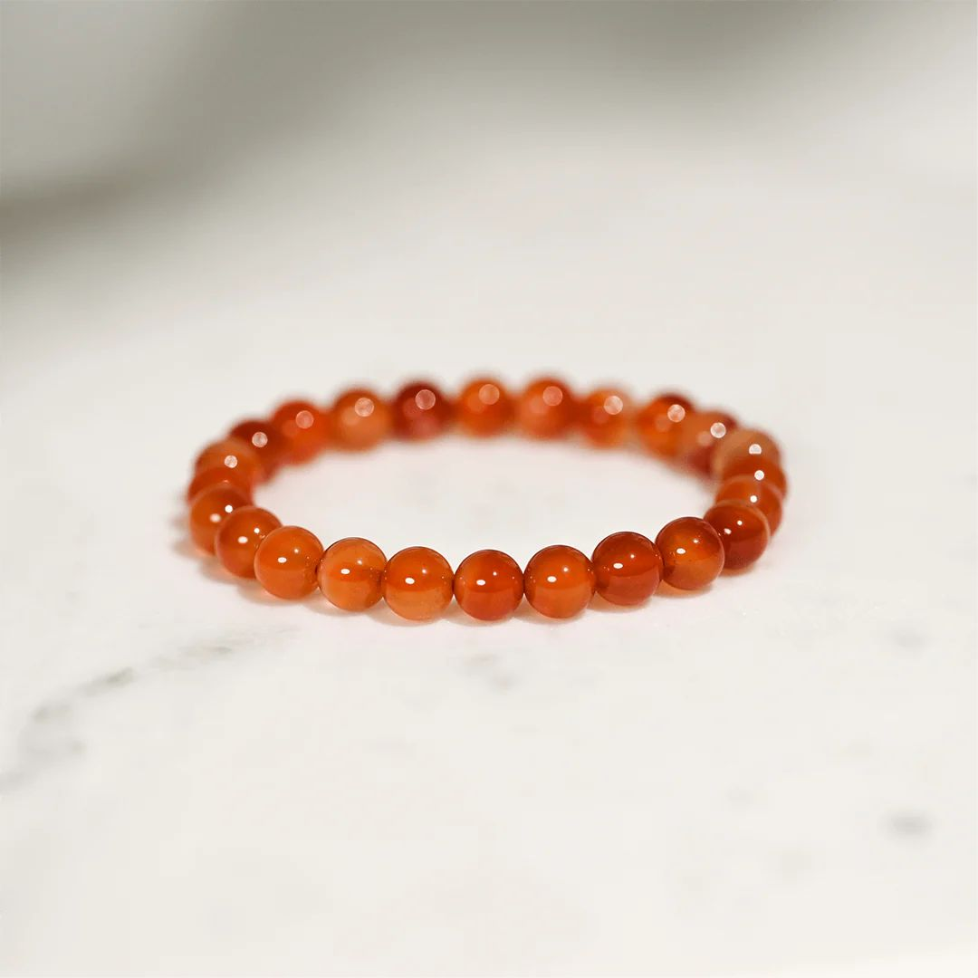 TattvaMani Red Carnelian Natural Stone Bracelet