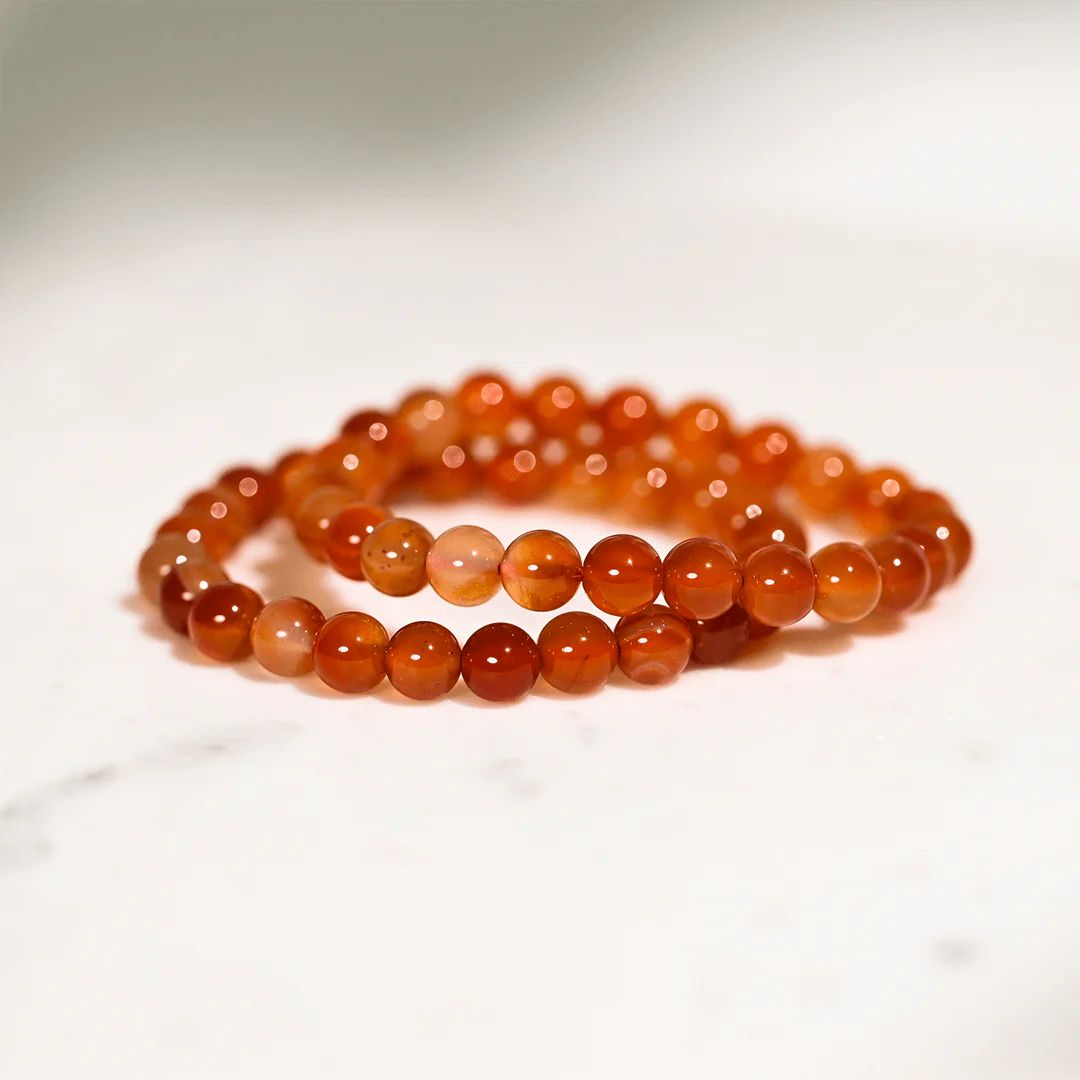 TattvaMani Red Carnelian Natural Stone Bracelet