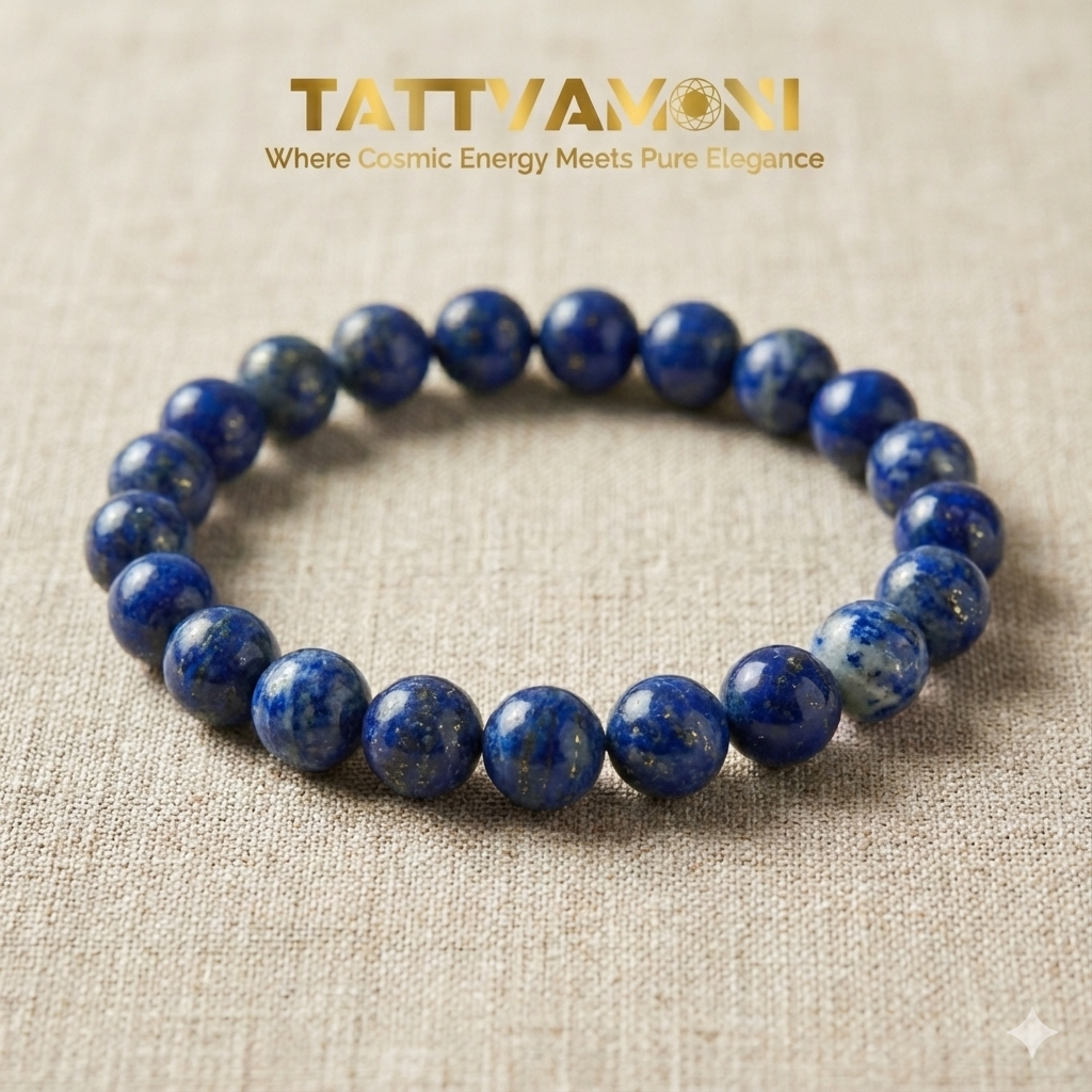 TattvaMani Lapis Lazuli Natural Stone Bracelet