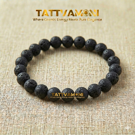 TattvaMani Lava Natural Stone Bracelet
