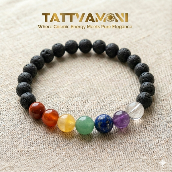 TattvaMani Lava 7e Natural Stone Bracelet