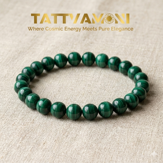 TattvaMani Malachite Natural Stone Bracelet