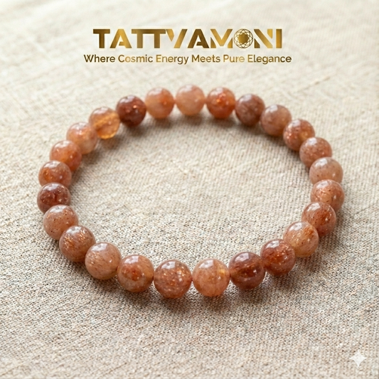 TattvaMani Sunstone Natural Stone Bracelet